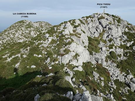 Asiegu-Picu Tiedu-La Cabeza Ubena-Tornallás
