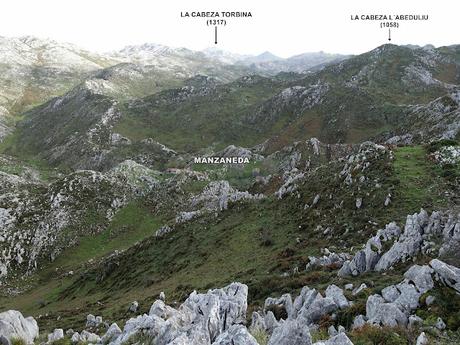 Asiegu-Picu Tiedu-La Cabeza Ubena-Tornallás