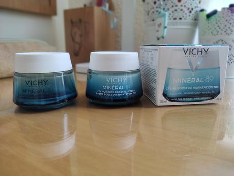 Crema Mineral 89 72h Mi rutina con la línea Vichy Mineral 89