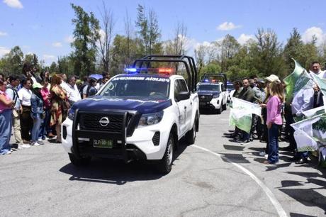 Municipio de Soledad incrementa capacidad policial al recibir patrullas del Gobierno Estatal