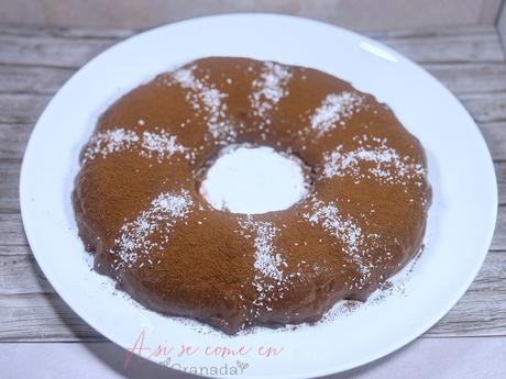 Postre de chocolate ligero