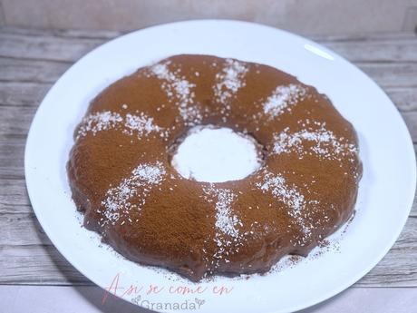 Postre de chocolate ligero