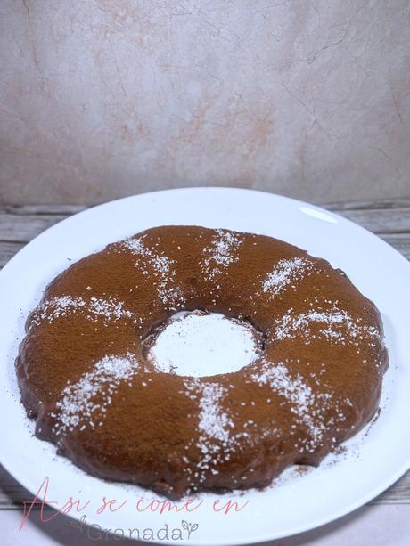 Postre de chocolate ligero