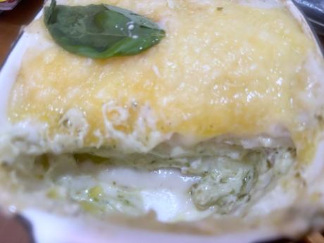 Lasaña sin gluten de atún y pesto