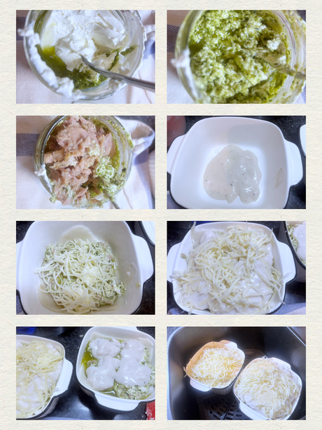 Lasaña sin gluten de atún y pesto
