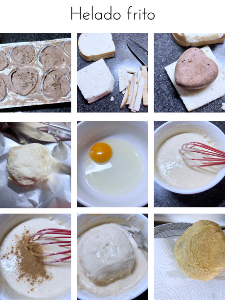 Helado frito sin gluten estilo oriental Helado frito sin gluten estilo oriental