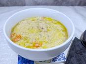 Sopa alemana puerro albóndigas