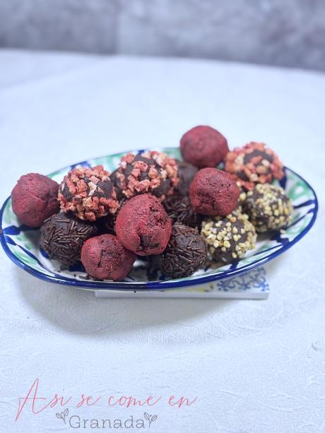 Trufas de Baileys sin gluten