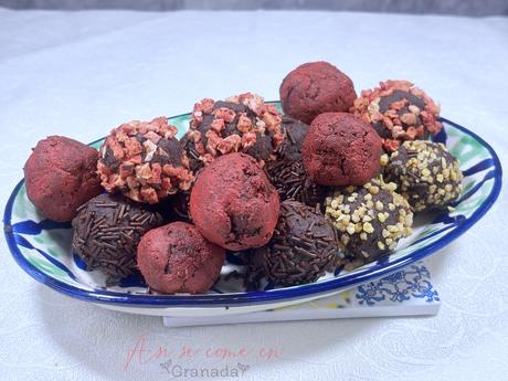 Trufas de Baileys sin gluten