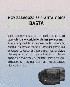 Zaragoza no se vende #ZaragozaNoSeVende