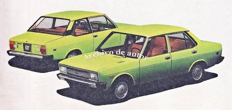 Folleto del Fiat 131 mirafiori de 1979 Folleto del Fiat 131 mirafiori de 1979