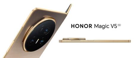HONOR: El smartphone plegable ultradelgado impulsado por IA HONOR Magic V5