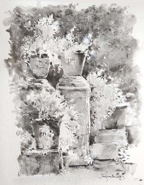 Dibujos y acuarelas  agosto 2025