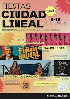 Programación de las Fiestas de Ciudad Lineal 2025