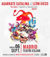 Concierto de Agarrate Catalina & León Gieco en el Teatro Eslava