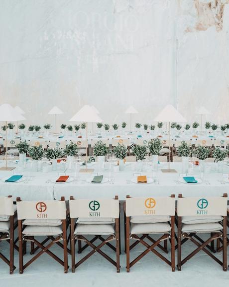 Una cena tallada en mármol: Kith x Armani en Carrara