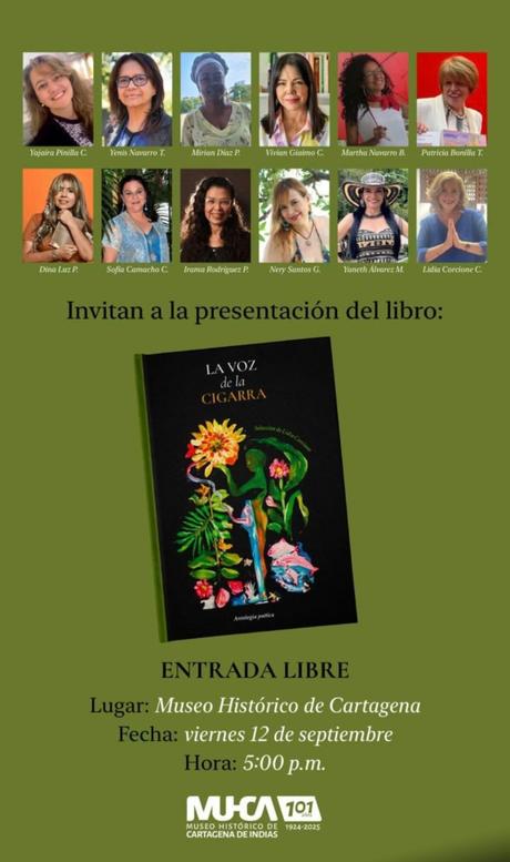 Cartagena acoge la antología poética La Voz de la Cigarra Cartagena acoge la antología poética La Voz de la Cigarra