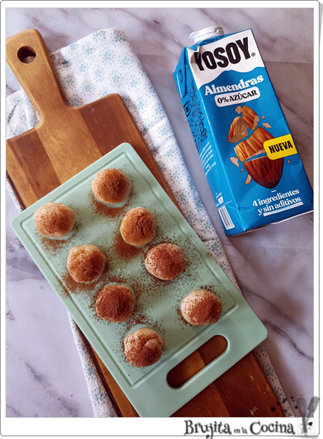 Bolitas de leche de almedras