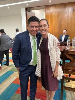 Ricardo Gallardo reconoce el trabajo de Claudia Sheinbaum en su primer año de gestión