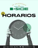 Horarios B-Side Festival 2025