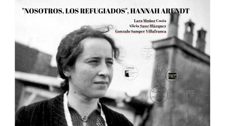 Donatella Di Cesare y el ensayo Nosotros refugiados de Hannah Arendt.