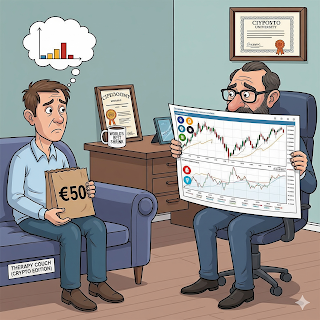 Invertir 50 € al mes en cripto, terapia más barata que un psicólogo, aunque igual de incierta