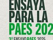 Invitación participar tercer Ensayo Nacional presencial PAES 2025 Universidad Santo Tomás.