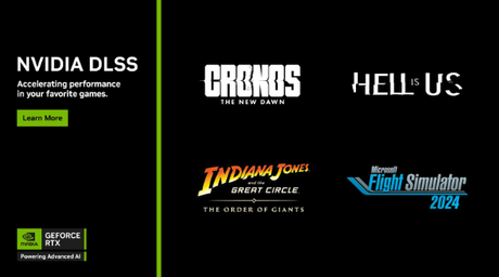 DLSS 4 se lanza con Cronos: The New Dawn, Hell is Us e Indiana Jones and the Great Circle: The Order of Giants DLSS 4 se lanza con Cronos: The New Dawn, Hell is Us e Indiana Jones and the Great Circle: The Order of Giants