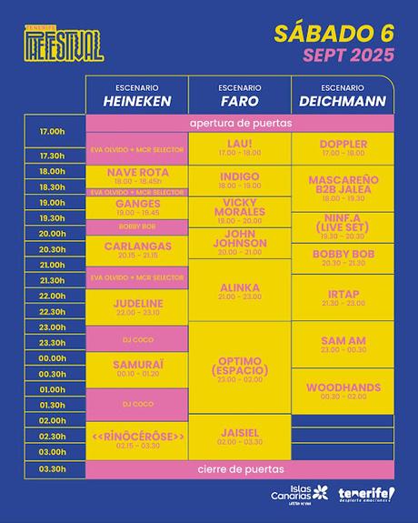 Horarios Phe Festival 2025 Horarios Phe Festival 2025