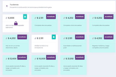 Ingresos Extras Completando Encuestas y Creando Red (Con Comprobante de Pago) Ingresos Extras Completando Encuestas y Creando Red (Con Comprobante de Pago)