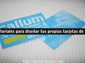 tutoriales para diseñar propias tarjetas visita