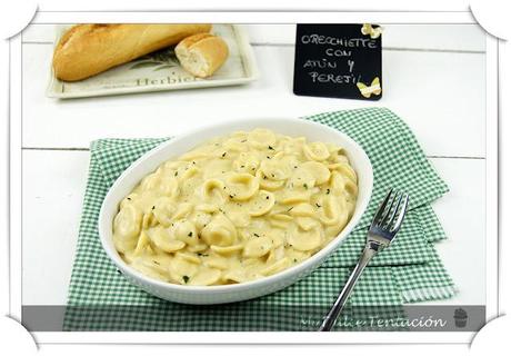 Orecchiette con Atún y Perejil