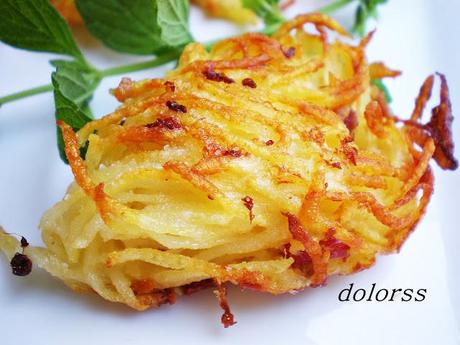 Ovillos de patata y jamón