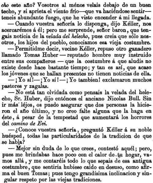 La velada del helecho (2ª parte)