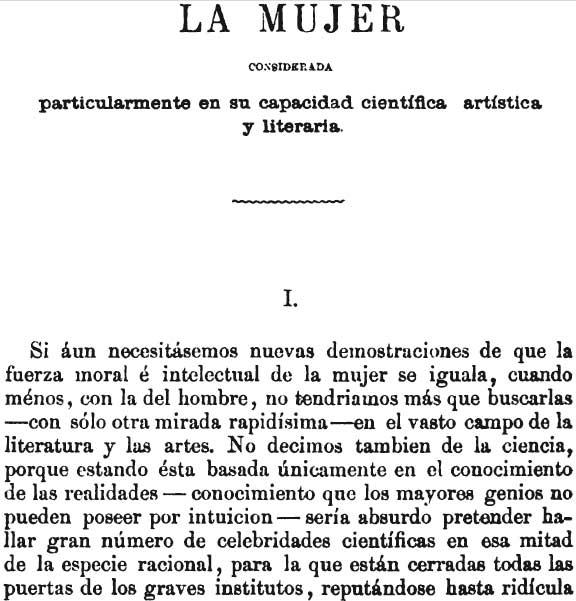 EL BELLO SEXO, LA MUJER (4ª parte, final)