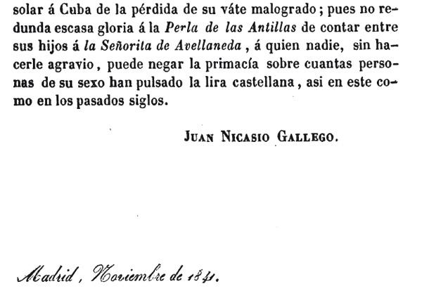 PRÓLOGO A MIS POESÍAS POR JUAN NICASIO GALLEGO