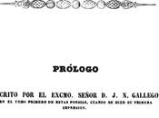 Prólogo poesías juan nicasio gallego