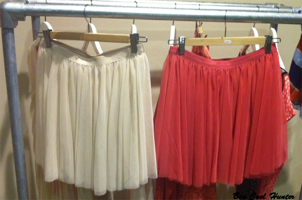 faldas-plisse bershka palo-rosa