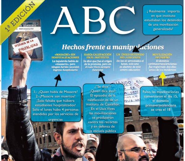 ABC y su particular forma de Informar