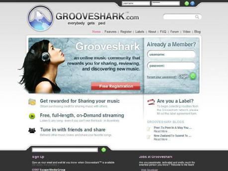 Grooveshark deja de ser gratuito