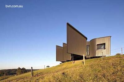 Moderna casa ecológica australiana.