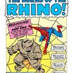 Marvel Comic Book Art - The Horns of the Rhino!
