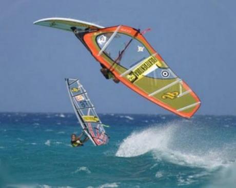 Accidentes deportivos - Windsurf