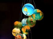 Lámparas globos terráqueos