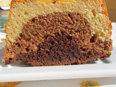 Plum-cake tres chocolates