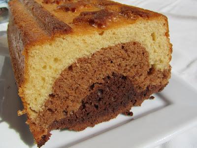 Plum-cake tres chocolates