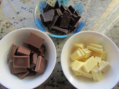 Plum-cake tres chocolates