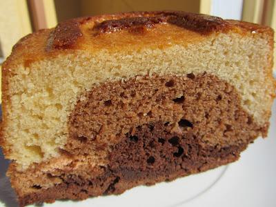 Plum-cake tres chocolates