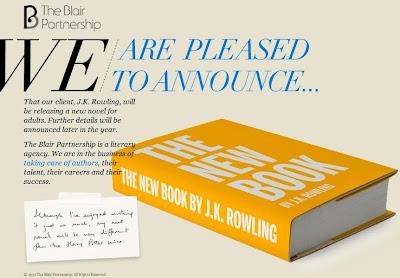 J.K. Rowling publica nuevo libro, ¡siriusly!