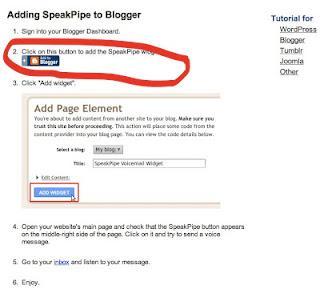Widget para que tus lectores te envien un mensaje de voz